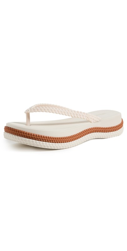 Melissa Leblon Flip Flops Beige/Brown