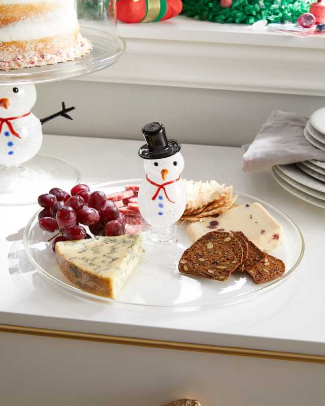 Snowman Platter