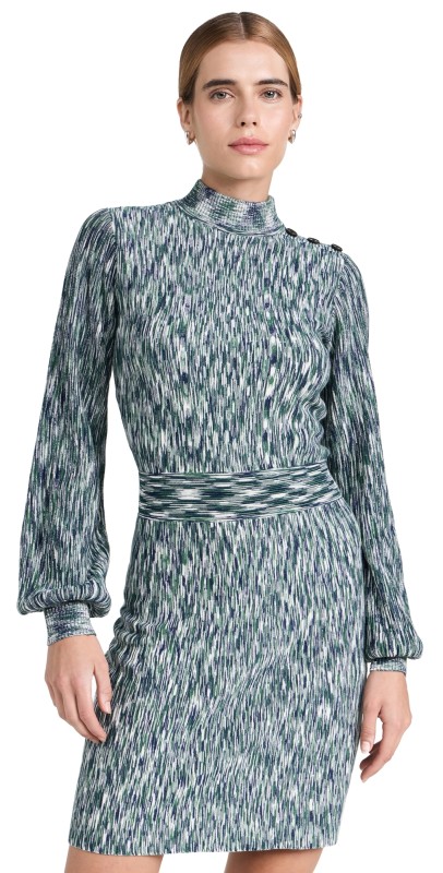 Shoshanna Molly Dress Sage Multi