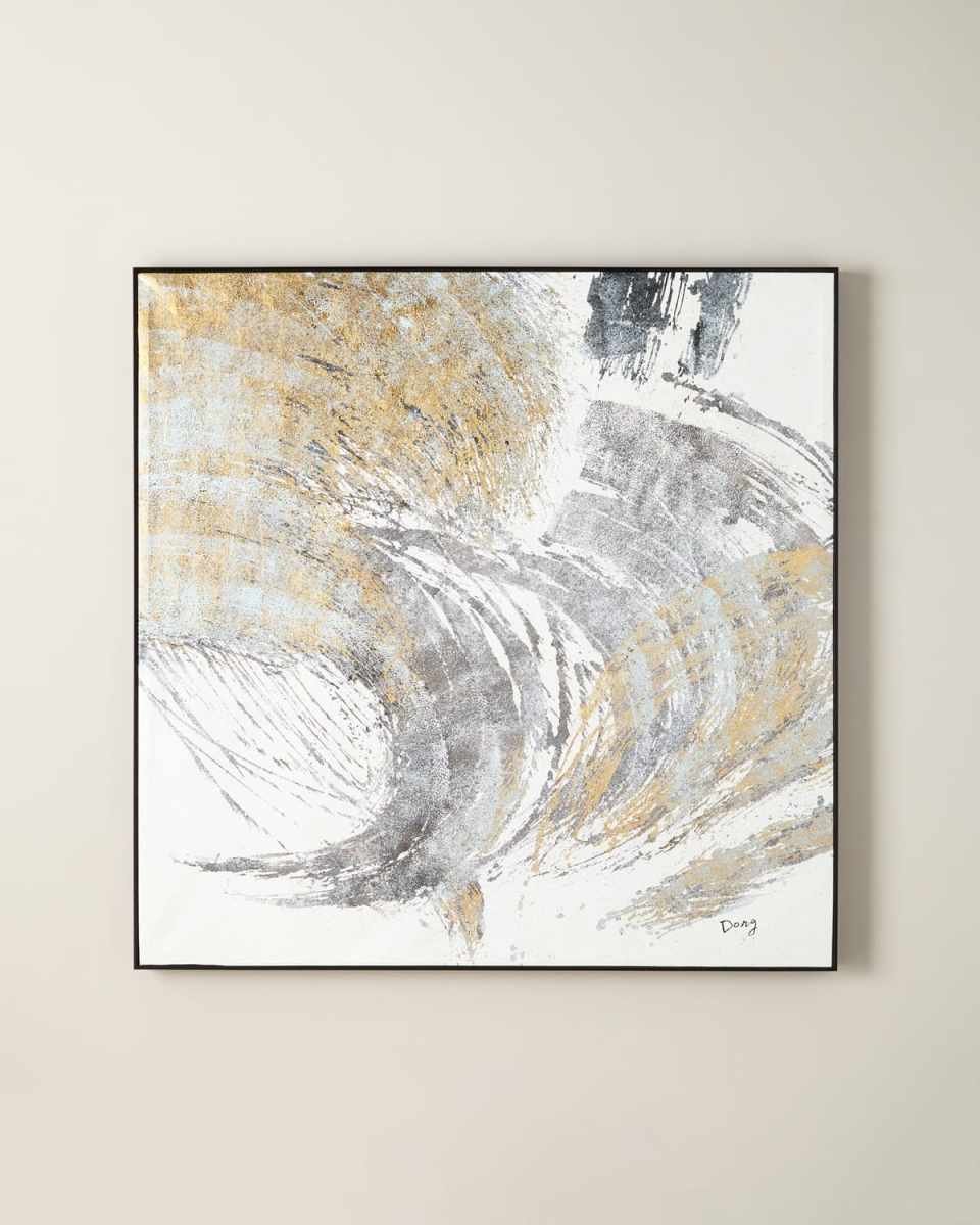 "Golden Wave" Oil Painting by Dong