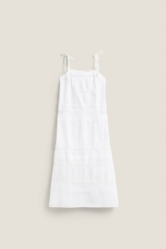 ZARA NIGHTGOWN WITH LACE STRAPS