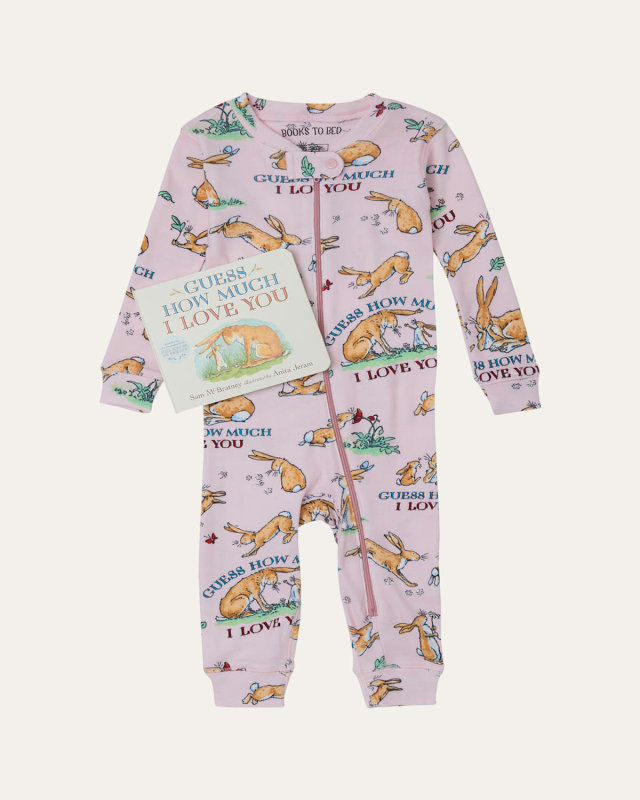 Kid's Guess How Much I Love You Printed Pajama Gift Set, Size 6
