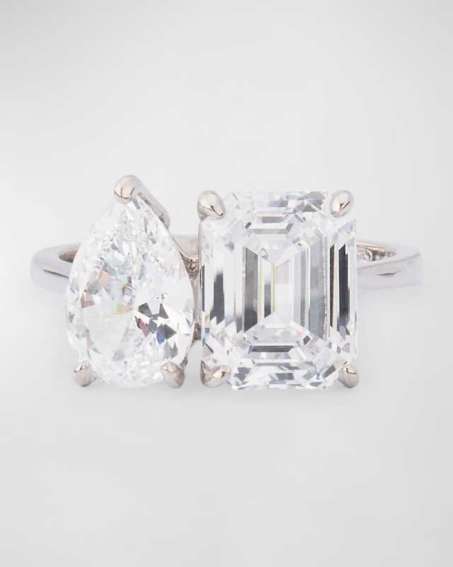 Two Stone Cubic Zirconia Ring