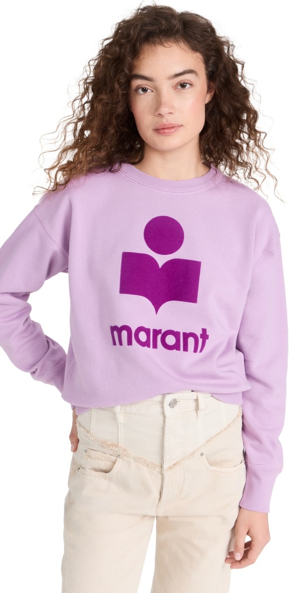 Isabel Marant Étoile Mobyli Logo Sweatshirt Faded Black/Ecru