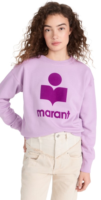 Isabel Marant Étoile Mobyli Logo Sweatshirt Faded Black/Ecru