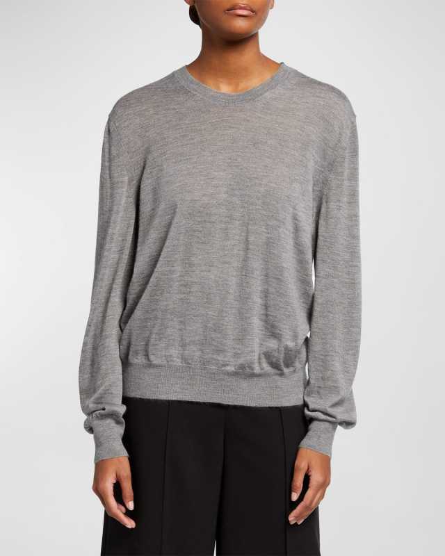 Islington Long-Sleeve Cashmere Top