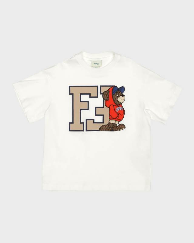 Boy's Monogram Bear Graphic T-Shirt, Size 8-14