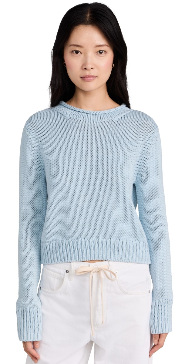 La Ligne Solid Mini Marina Sweater Light Blue