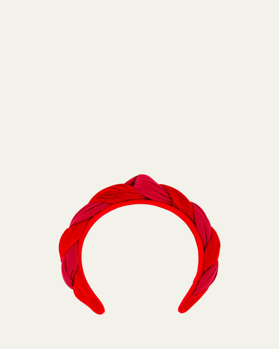 Twisted Knot Velvet Headband