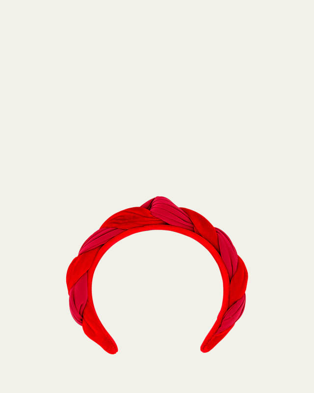 Twisted Knot Velvet Headband