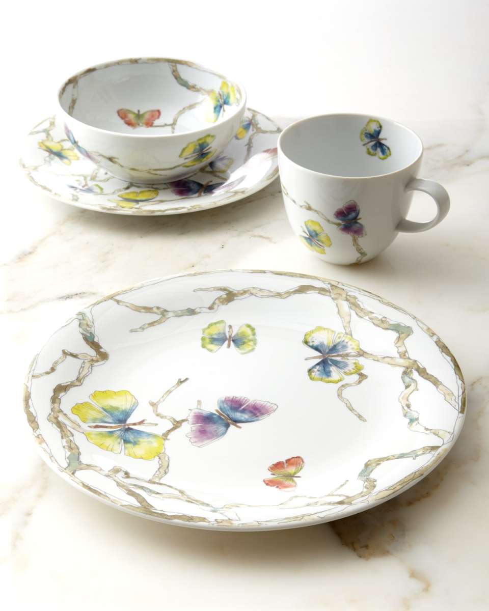 Butterfly Ginkgo Dinnerware Set, 4-Piece