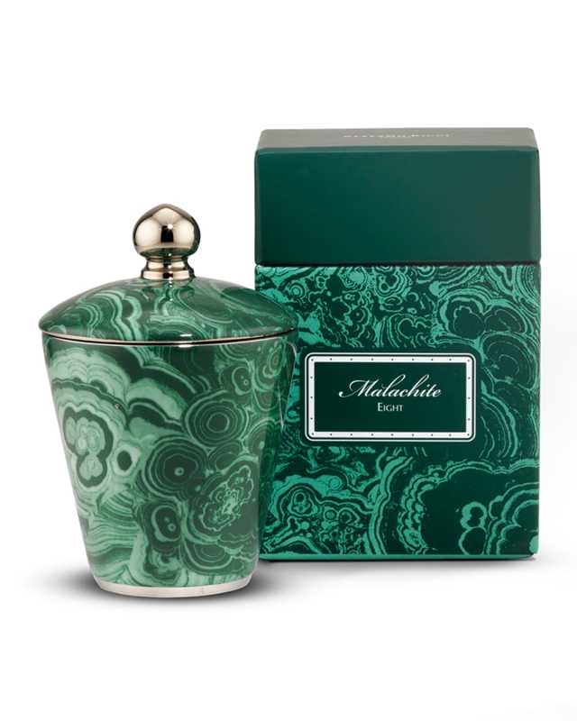 Royal Malachite Eight Candle