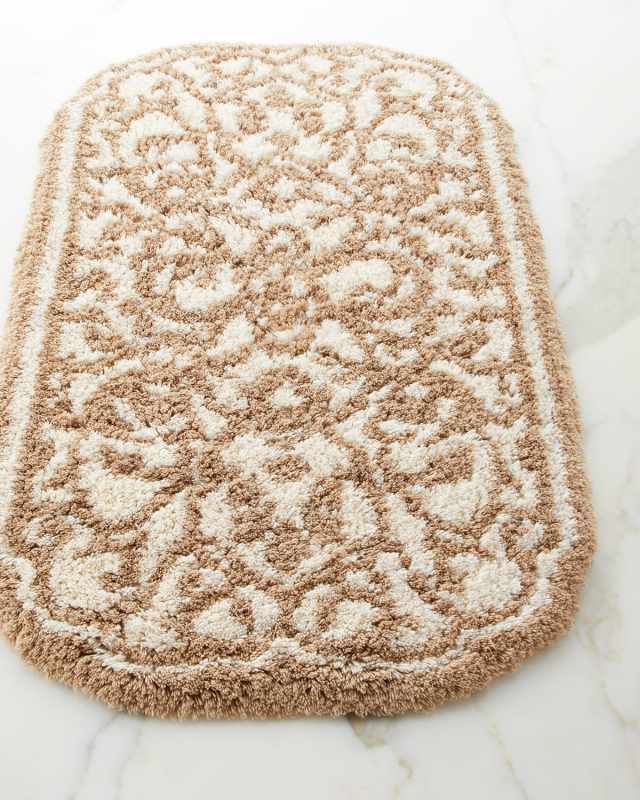 Damask Bath Rug