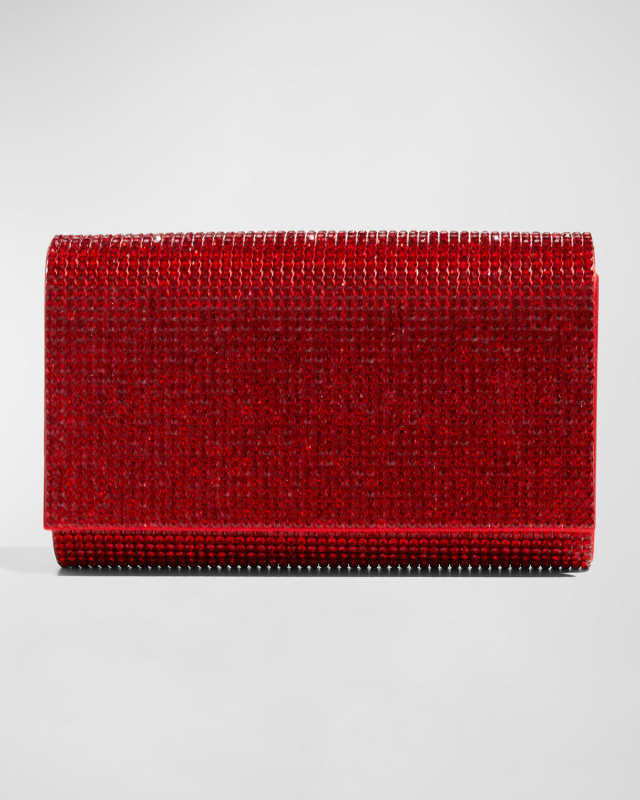 Fizzy Crystal Flap Clutch Bag
