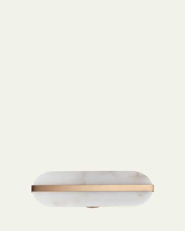 Nina Magon Design from Studio M Stonewall Alabaster LED Wall Sconce