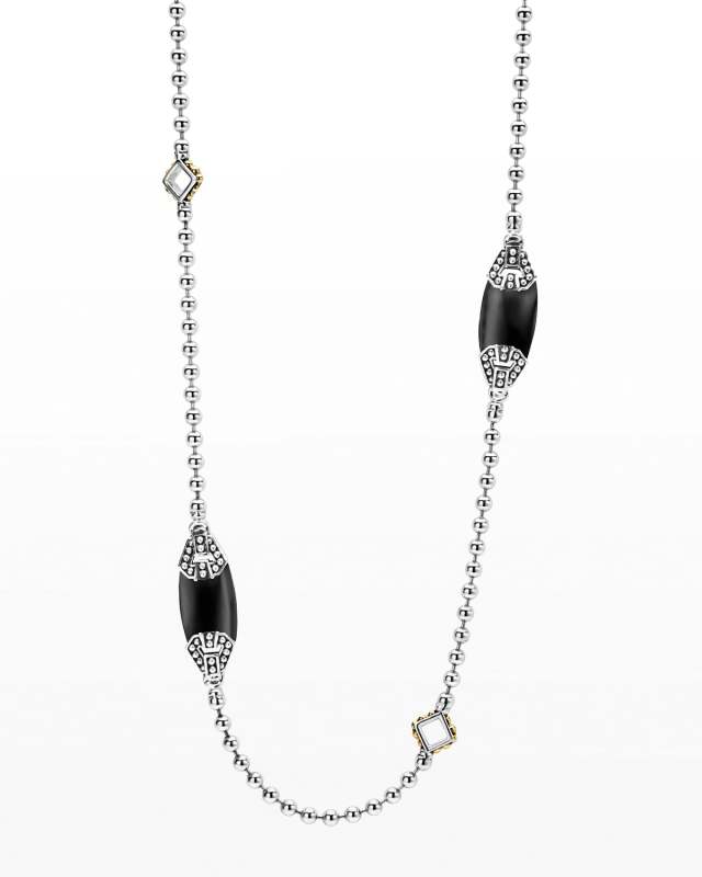 Caviar Color Station Necklace