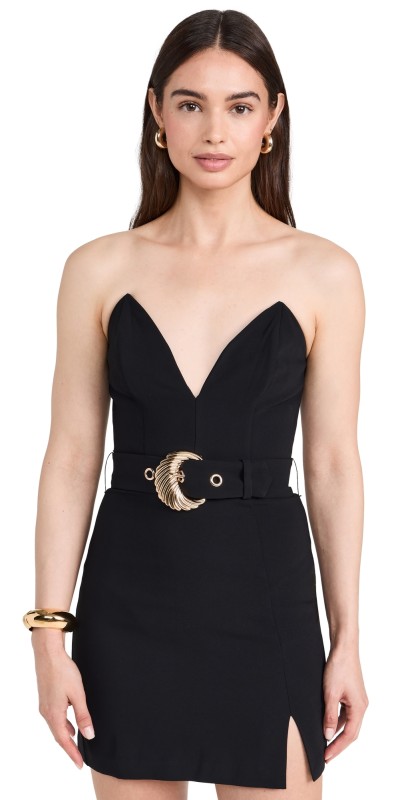 Amanda Uprichard Chalice Dress Black