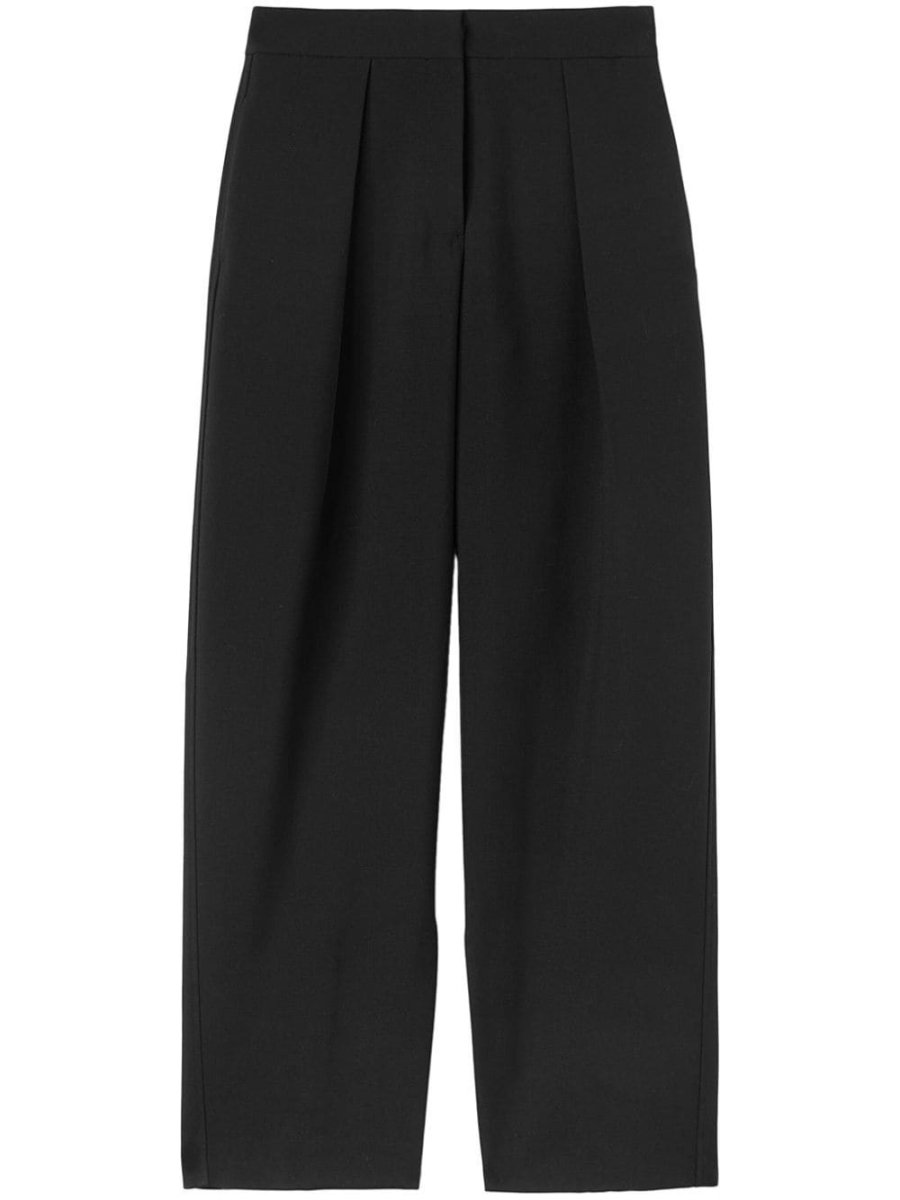 tailored wool trousers