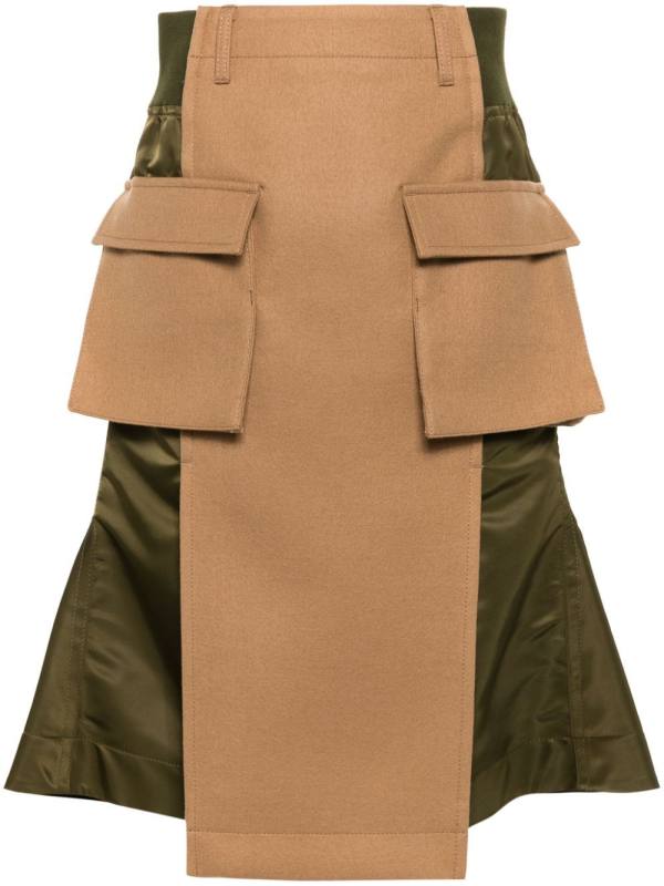 panelled skirt