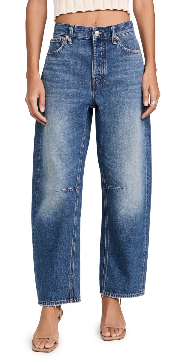 Madewell The Darted Barrel-Leg Jean Irmo