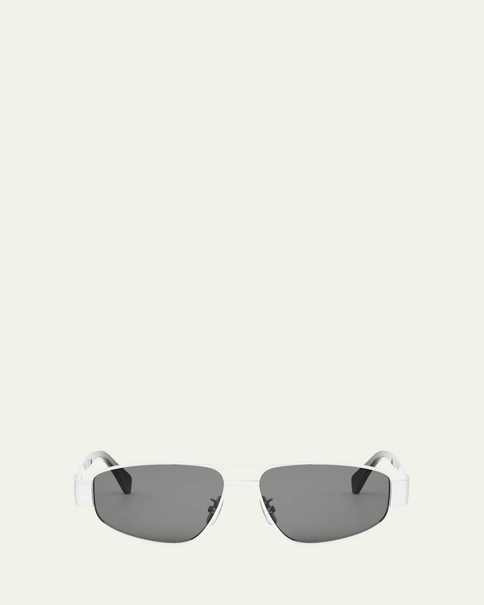 Triomphe Metal Aviator Sunglasses