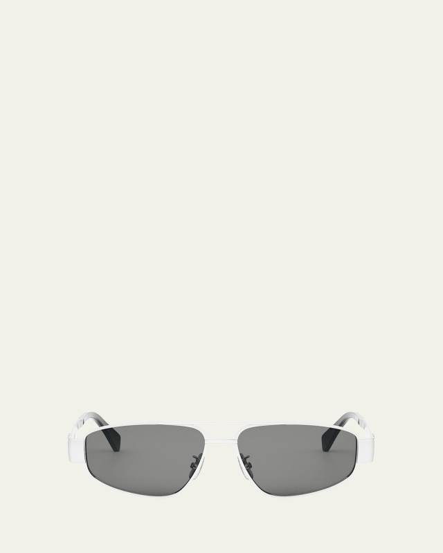 Triomphe Metal Aviator Sunglasses