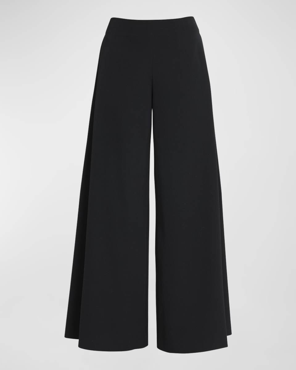 Dela Mid-Rise Wide-Leg Pants