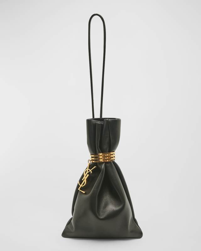 Saint Laurent Evening Pouch leather clutch bag