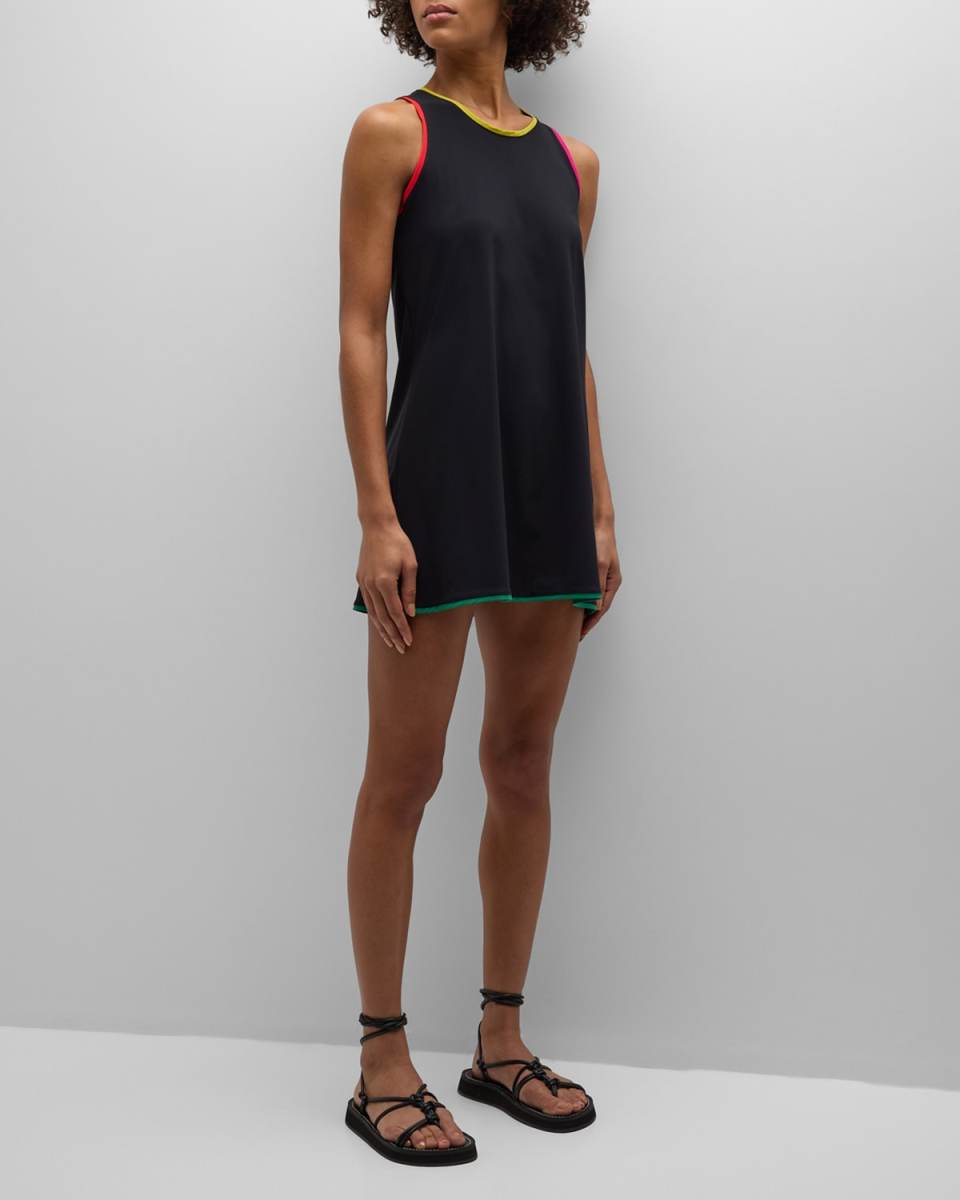 Remi Round-Neck Mini Dress