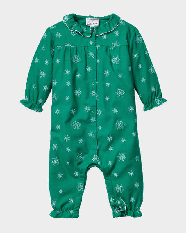 Girl's Madeline Emerald Wonderland Coverall, Size Newbor