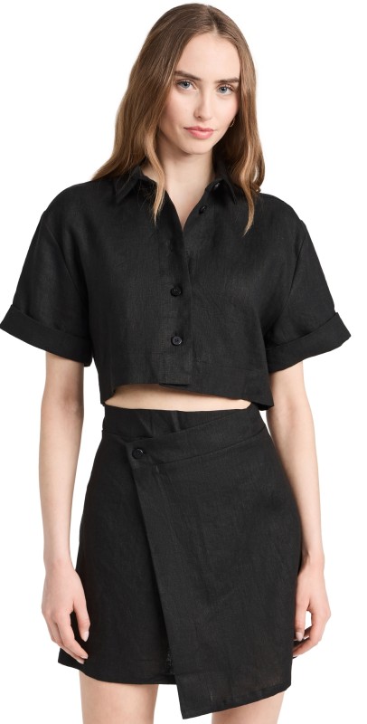 HEVRON Melanie Dress Black