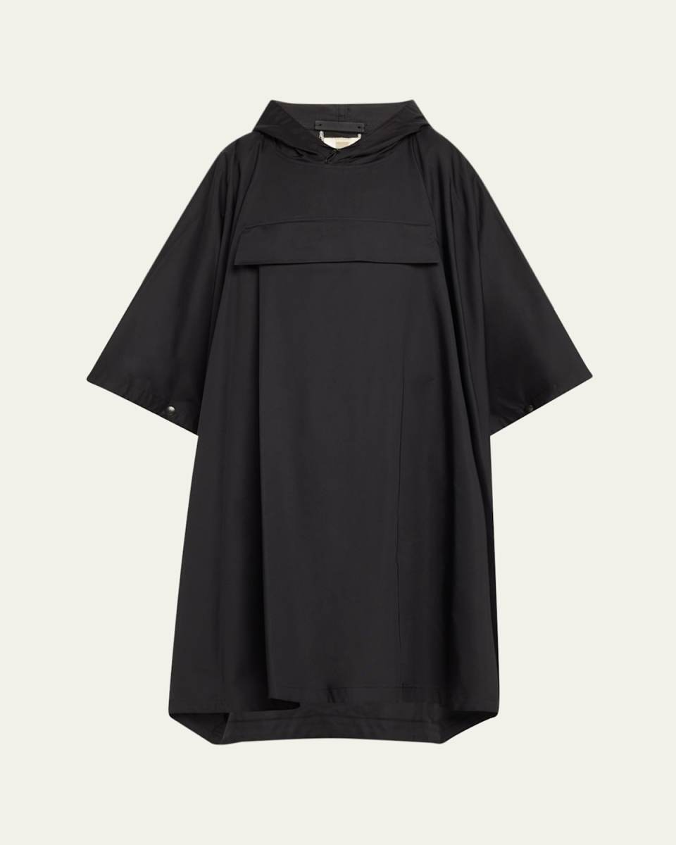 Rian Hooded Nylon Utility Coat