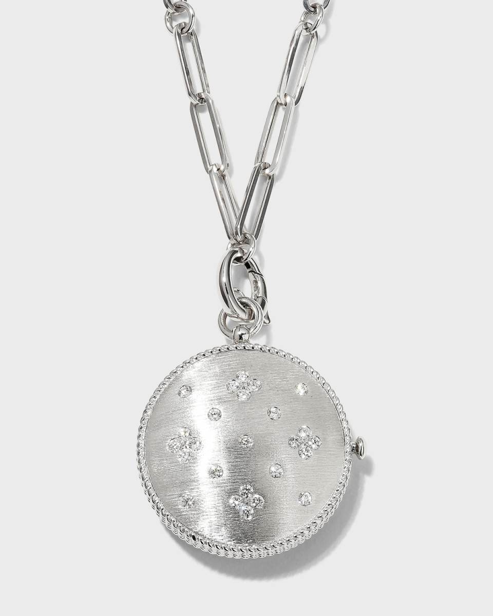 Venetian Princess 18k White Gold Diamond Necklace