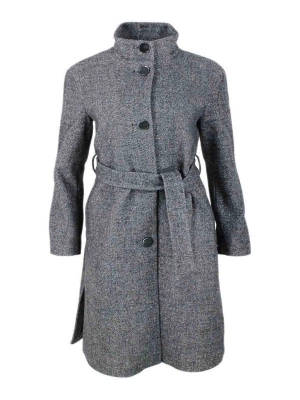 Armani Exchange Manteau Court - Gris