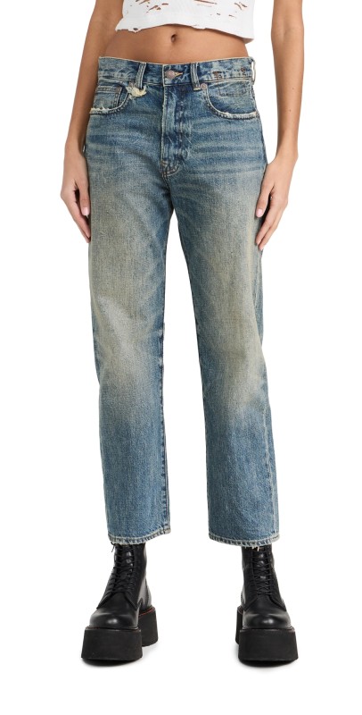 R13 Boyfriend Jeans Clinton Blue