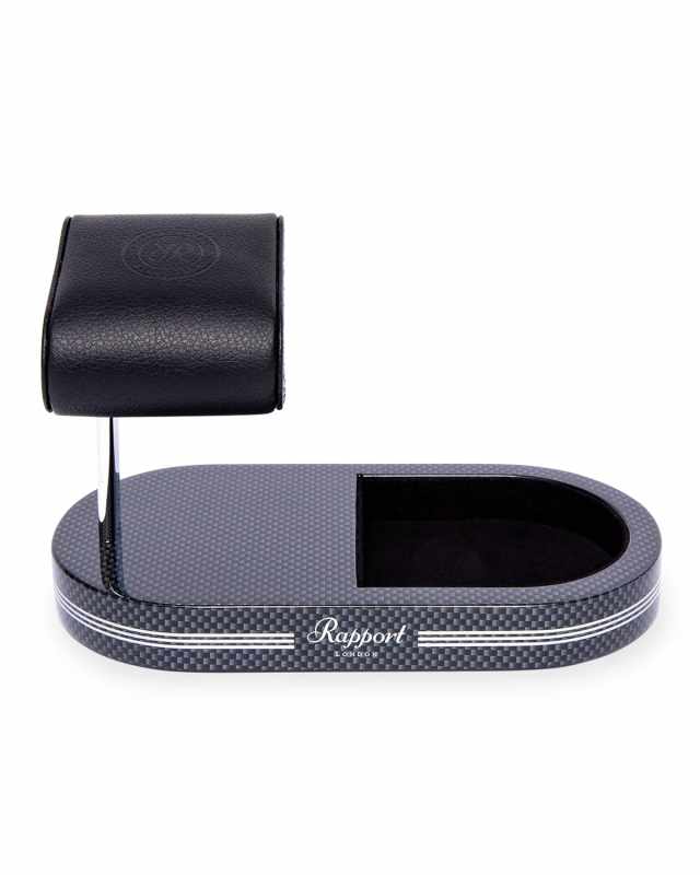 Leather Watch Stand With Tray