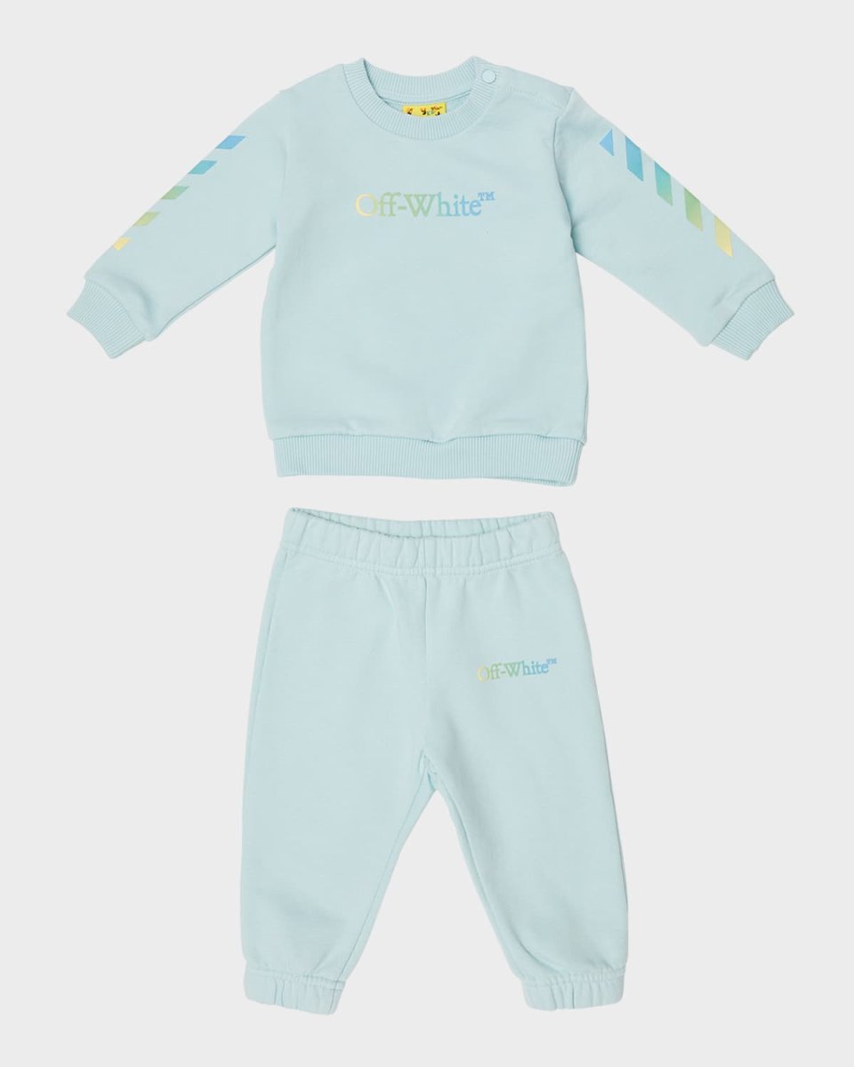 Boy's Arrow Rainbow Sweat Set, Size 3M-