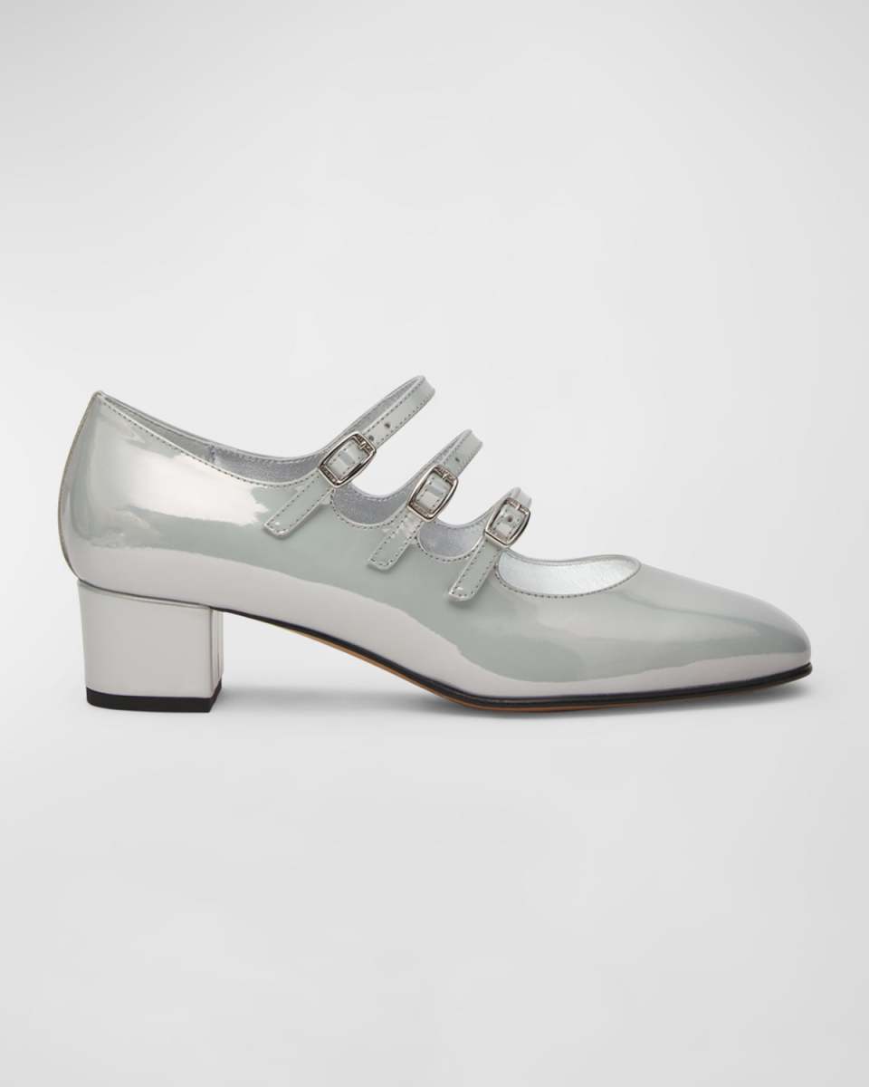 Kina Patent Mary Jane Ballerina Pumps