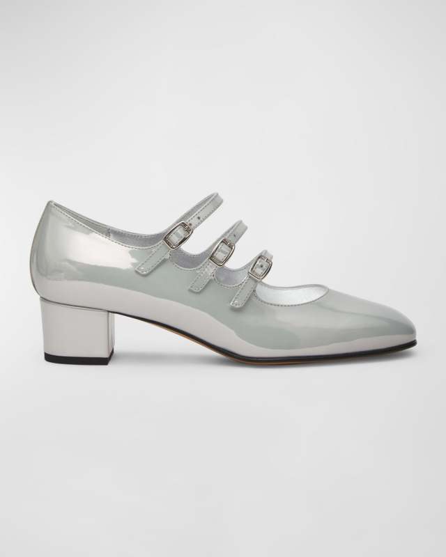 Kina Patent Mary Jane Ballerina Pumps
