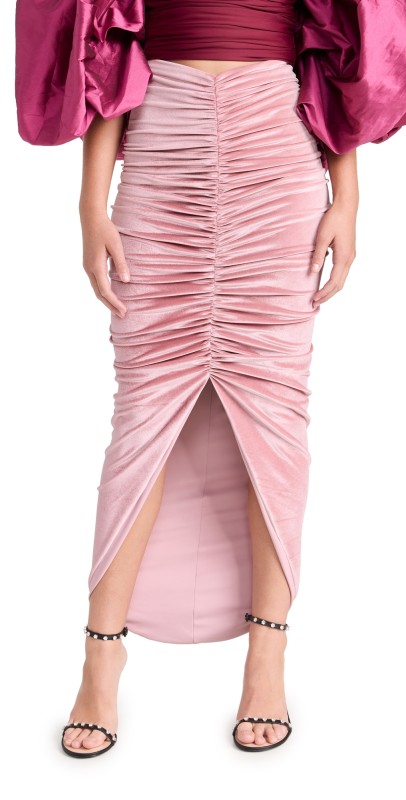 By Efrain Mogollon Isla Skirt Old Rose
