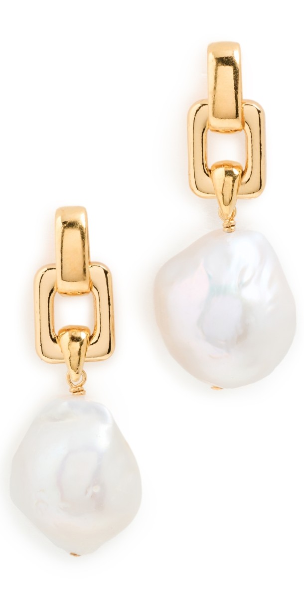 Chan Luu Ellis Earrings White Pearl