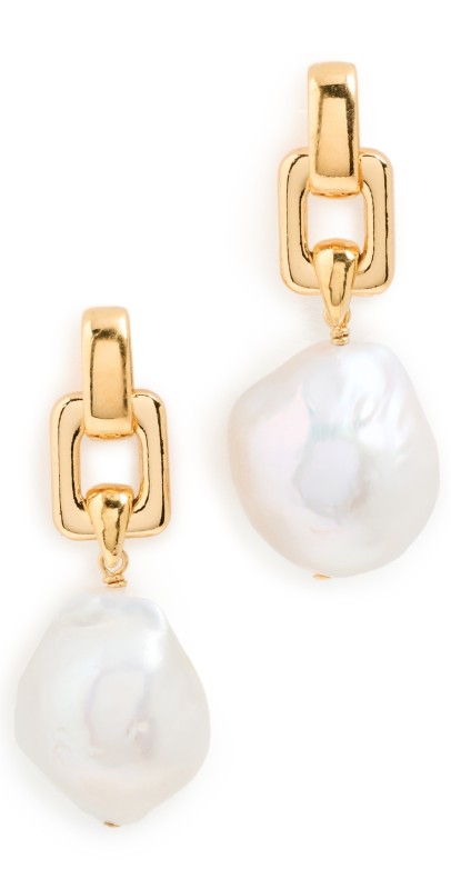 Chan Luu Ellis Earrings White Pearl