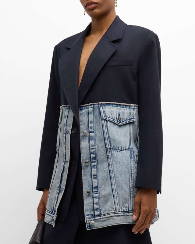 Oversized Hybrid Blazer