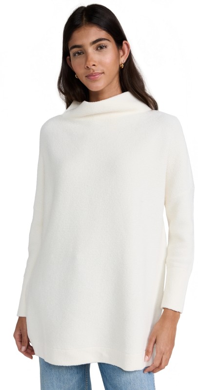 Free People Ottoman Slouchy Sweater Black