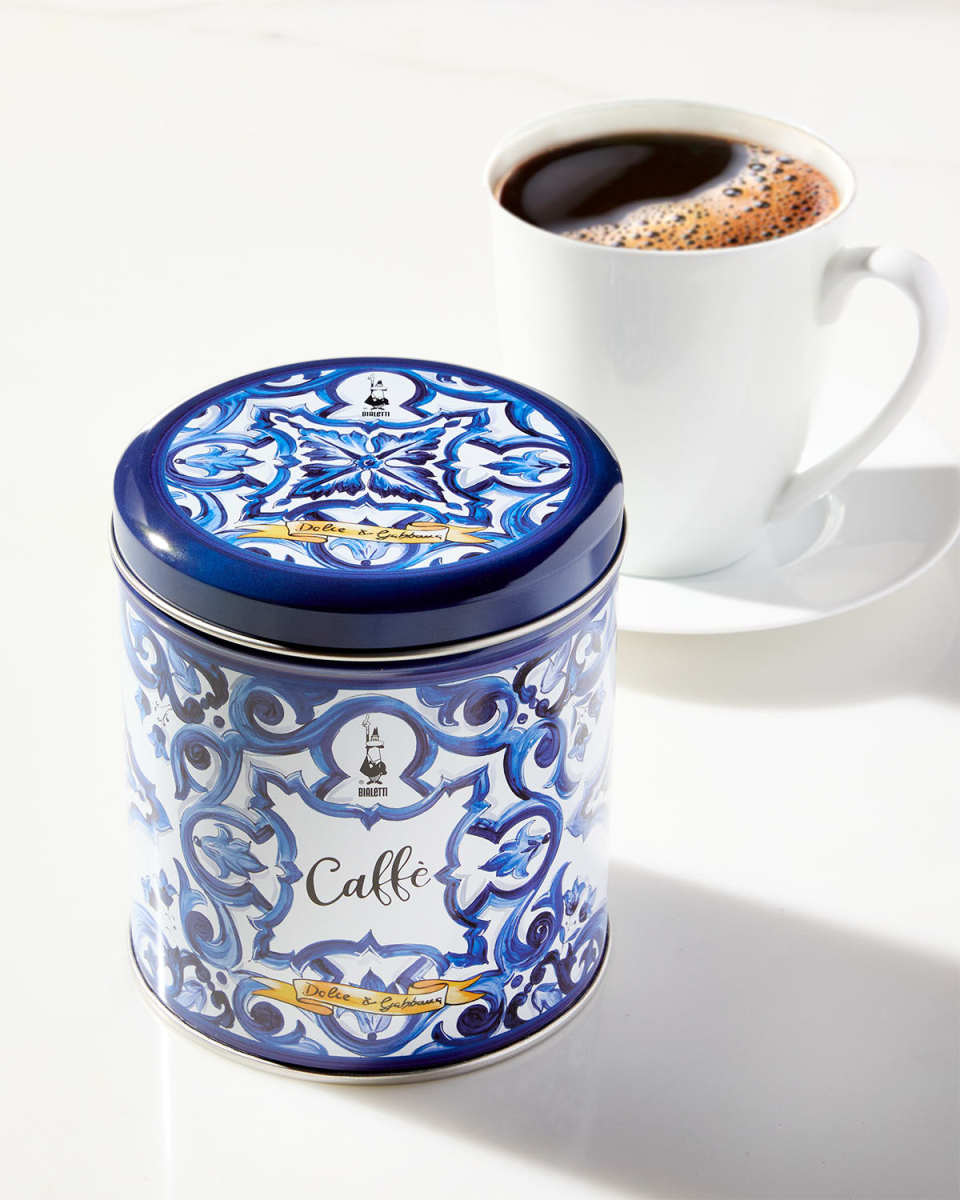 x Dolce & Gabbana Blu Mediterraneo Coffee Tin, 8.8 oz.