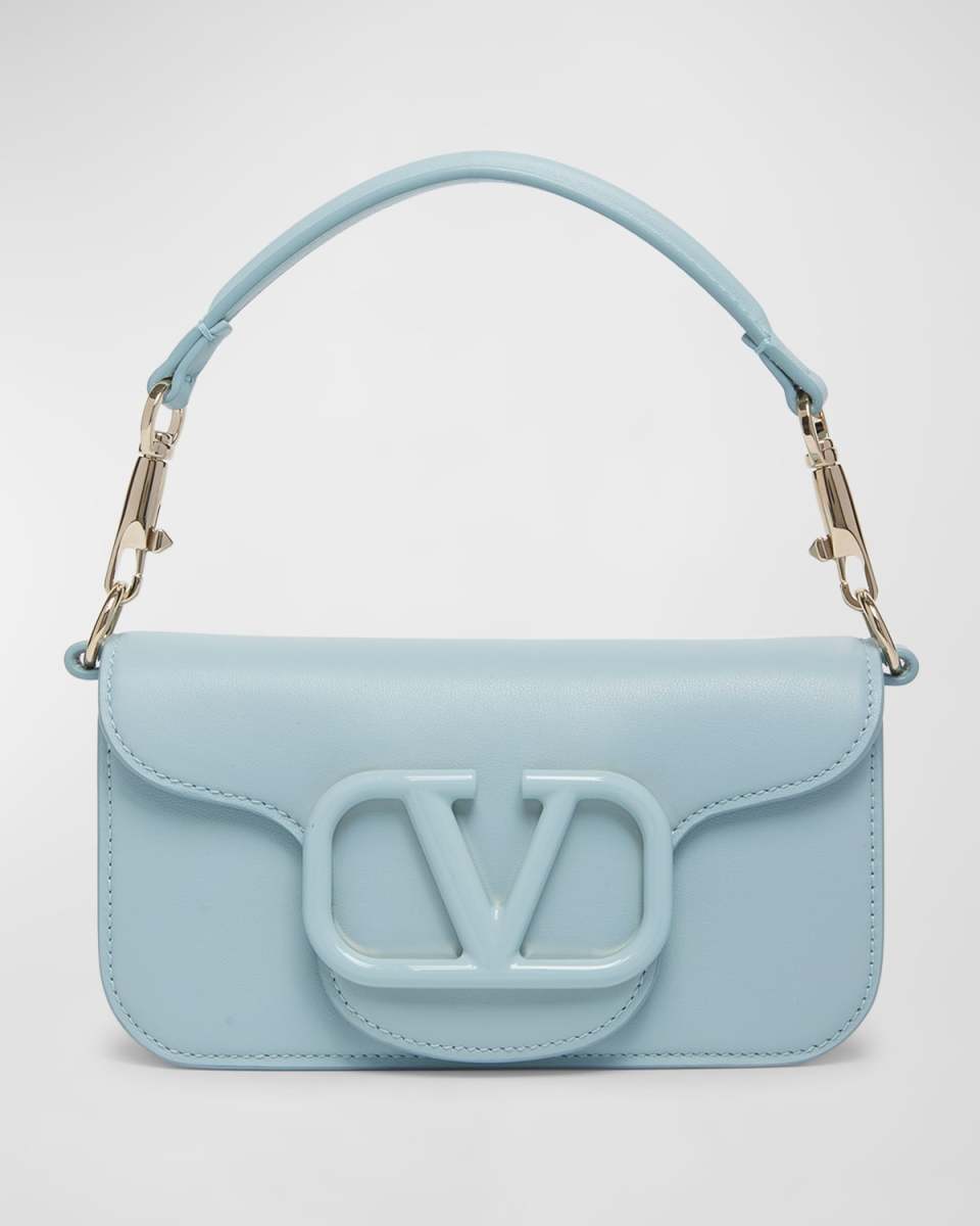 VLOGO Small Flap Leather Shoulder Bag