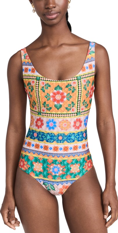 Agua Bendita Koraline Tile One Piece Multicolor