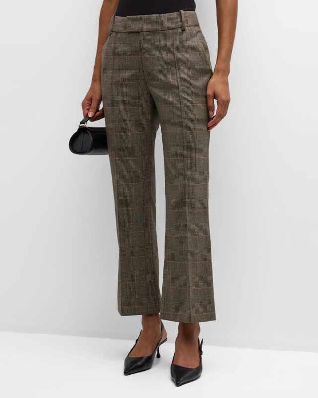 Check Ankle Trousers