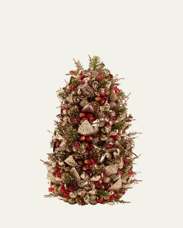 Gilded Holiday 12" Tabletop Tree