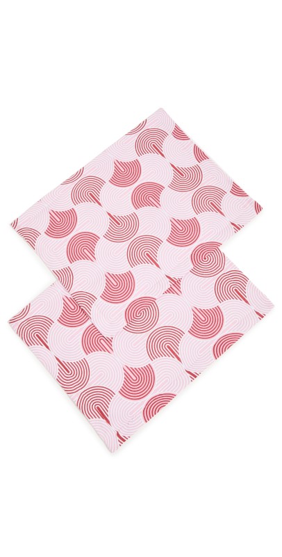 La Double J Tablemat Set Slinky Rosso One Size